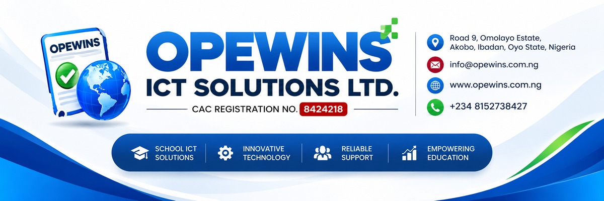 Opewins ICT Solutions Ltd. — CAC Registration No. 8424218